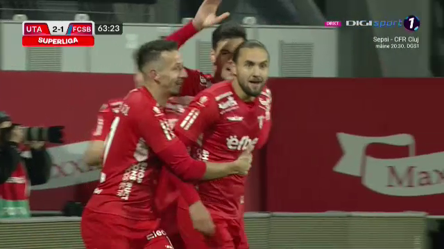 UTA Arad - FCSB 3-1 | Victorie pentru echipa cu antrenor! Postolachi și Ubbink au adus cele trei puncte! A șaptea înfrângere pentru roș-albaștri în campionat _8