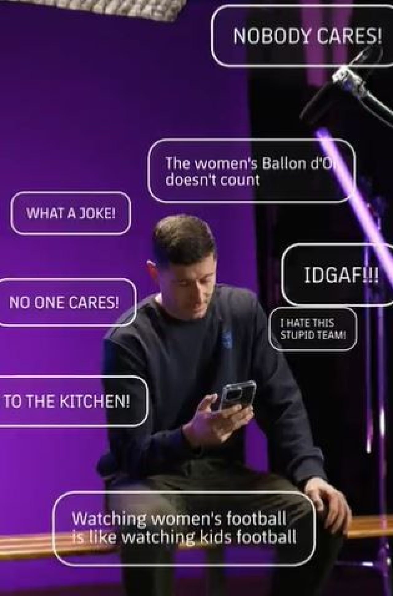 Campanie superbă făcută de FC Barcelona de Ziua Internațională a Femeii! Robert Lewandowski, protagonist: „Nu dăm doi bani pe voi!” / „Treceți în bucătărie!”_4