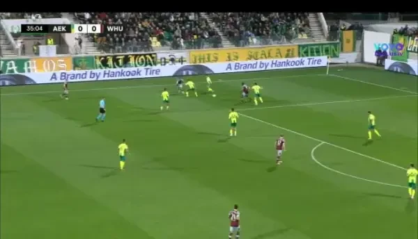 AEK - West Ham 0-1 (Pro Arena VOYO)