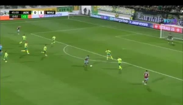 AEK - West Ham 0-2 (Pro Arena VOYO)