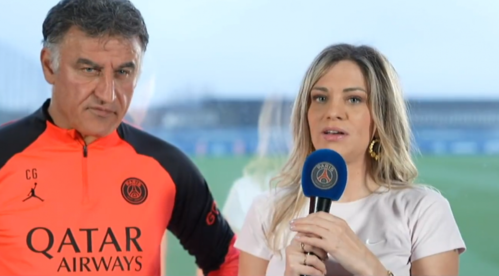 S-a umflat tărâța-n el! Christophe Galtier, combativ cu superba Ambre Godillon: ”Vreau titlul și recordul cu PSG”_13