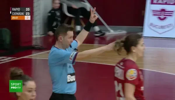 Liga Florilor: Rapid - Măgura Cisnădie 36 - 26 | Victorie pentru Kim Rasmussen la primul meci în Giulești!