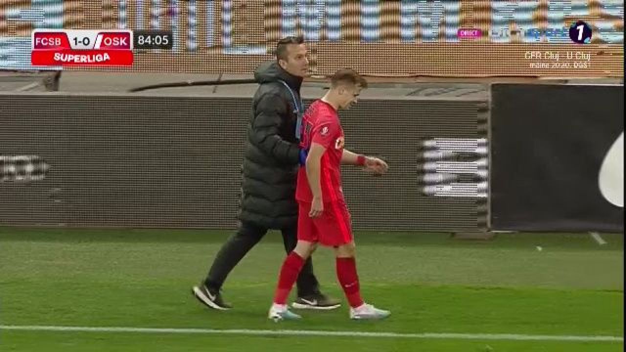 Emoții pentru FCSB! Darius Olaru a ieșit accidentat, iar Târnovanu a acuzat și el dureri_8