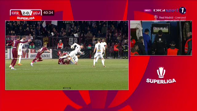 CFR Cluj - U Cluj 4-0 | Au pus mână de la mână! Victorie clară pentru echipa lui Petrescu în derby-ul orașului_8