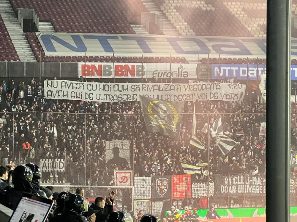 CFR Cluj - U Cluj | Ce bannere au afișat cele două galerii la derby-ul din Gruia_9