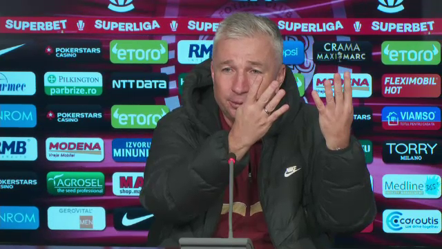 &bdquo;Peste tot primesc m...!&rdquo; Discurs savuros al lui Dan Petrescu după victoria cu U Cluj: &bdquo;Trebuie &icirc;ntrerupt meciul și la mine!&rdquo;&nbsp;