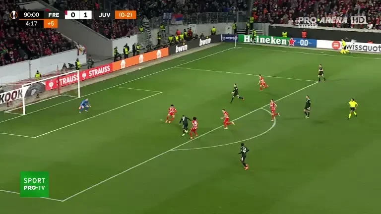 Freiburg - Juventus 0-2 (Pro Arena & VOYO)