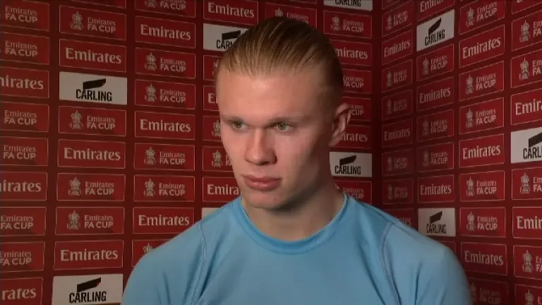 Declarațiile lui Erling Haaland după hat-trick-ul cu Burnley din FA Cup