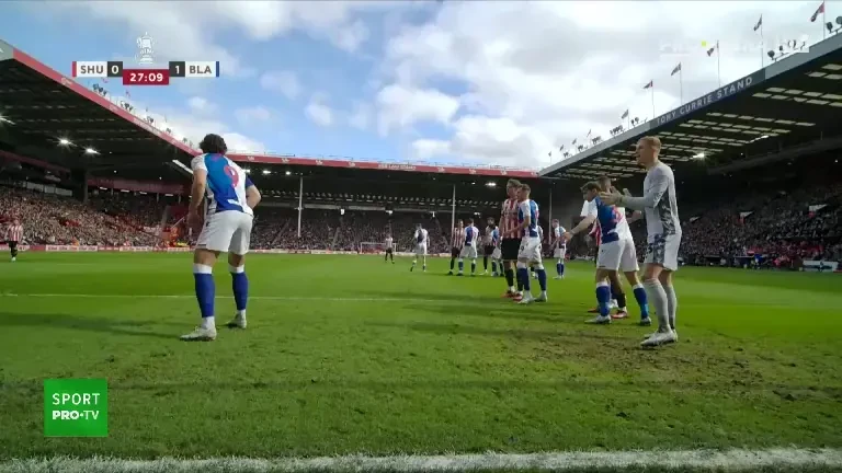 FA Cup: Sheffield United - Blackburn | Autogol al lui Gallagher