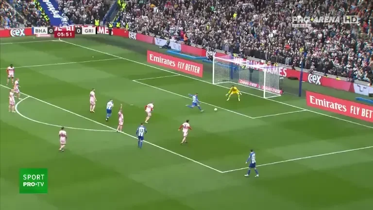 Brighton - Grimsby - Undav deschide scorul!