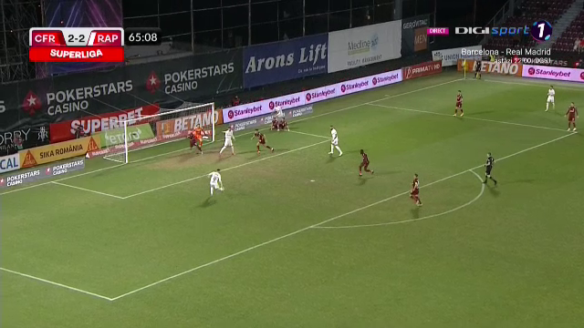 Costache, în lacrimi la finalul meciului cu CFR Cluj! Ratare monumentală a extremei în timpul meciului_8