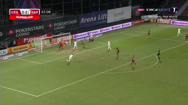 Costache, în lacrimi la finalul meciului cu CFR Cluj! Ratare monumentală a extremei în timpul meciului_9