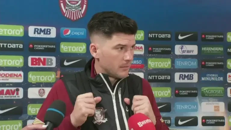 Declarația lui Cristi Săpunaru după CFR Cluj - Rapid 2-2 (20.03.2023)