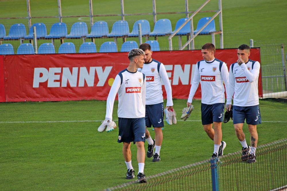 Imagini de la antrenamentul echipei naționale. Au lipsit 11 jucători, printre care toți portarii_4