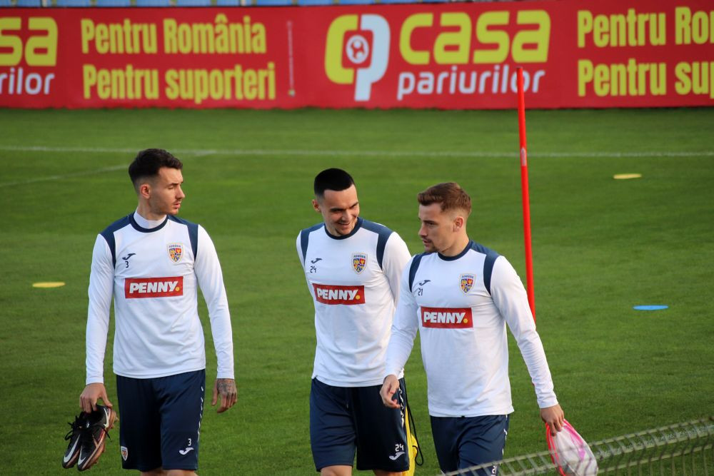 Imagini de la antrenamentul echipei naționale. Au lipsit 11 jucători, printre care toți portarii_8