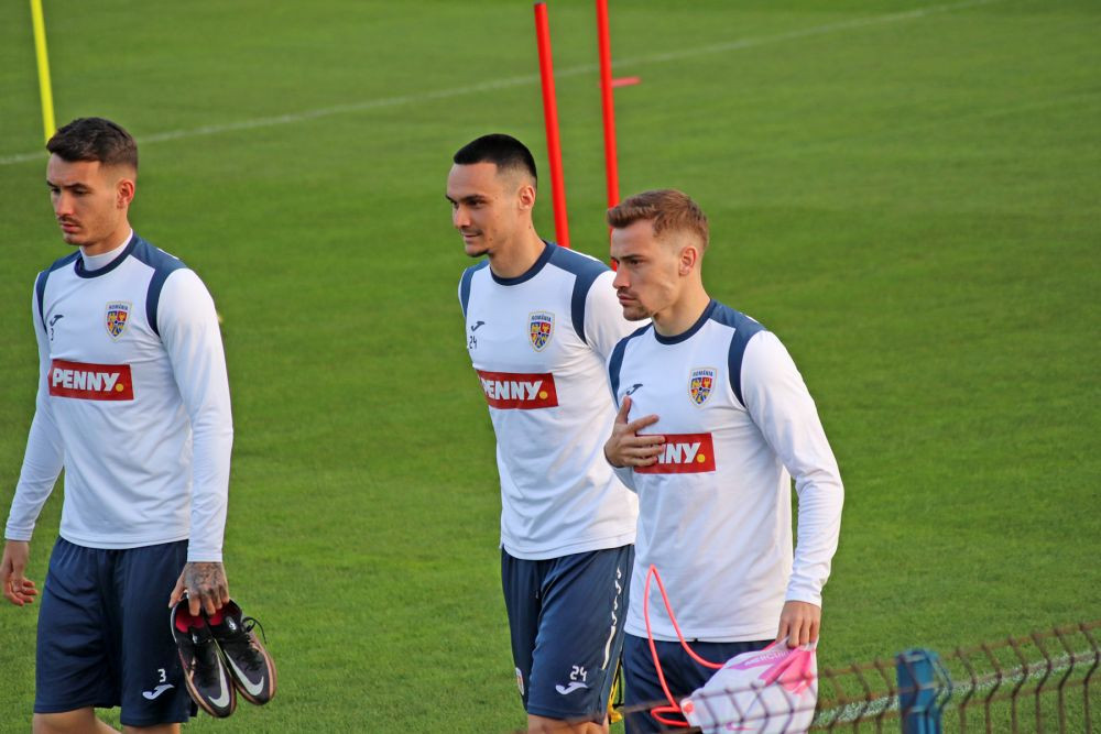 Imagini de la antrenamentul echipei naționale. Au lipsit 11 jucători, printre care toți portarii_9