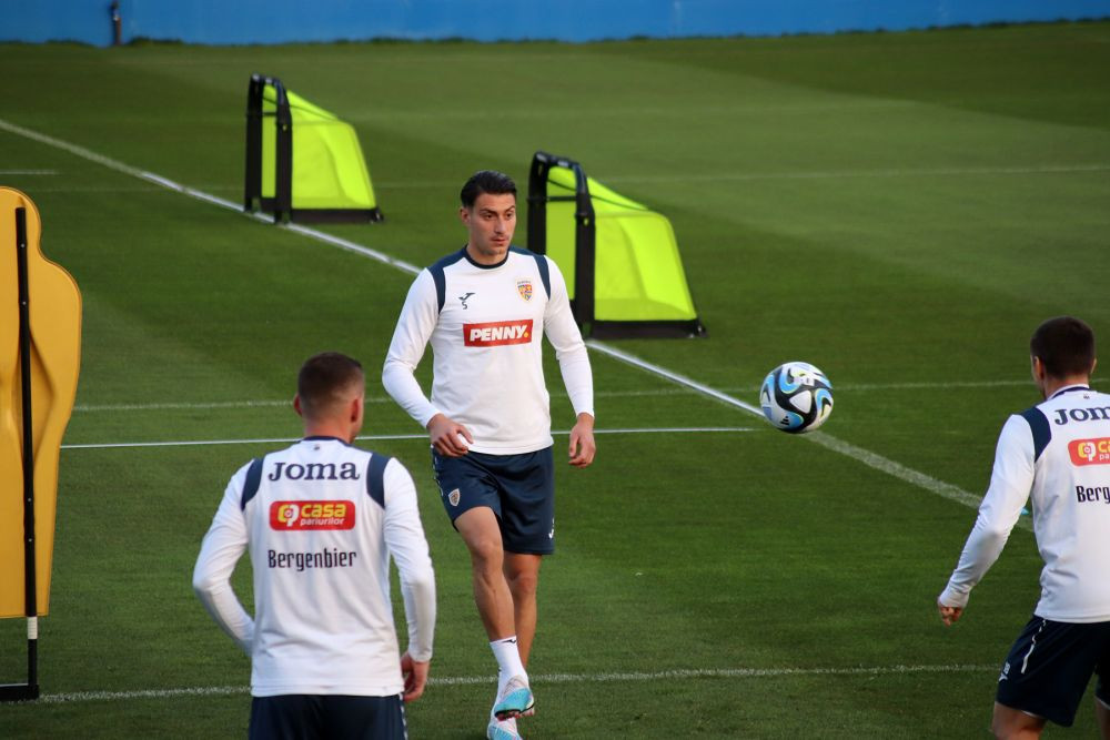 Imagini de la antrenamentul echipei naționale. Au lipsit 11 jucători, printre care toți portarii_34