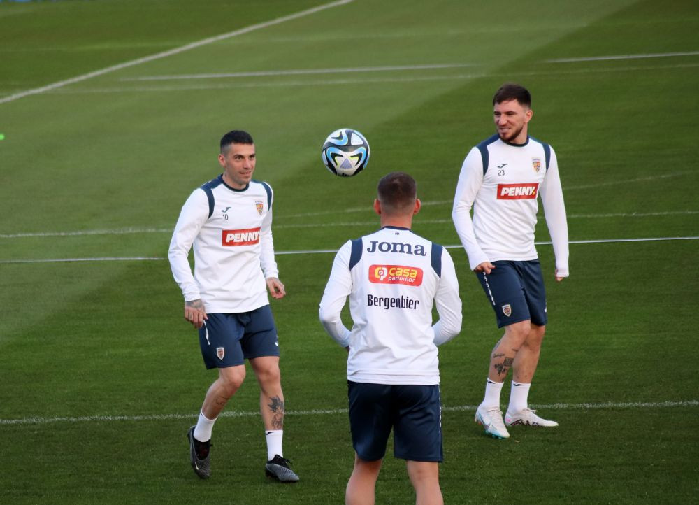 Imagini de la antrenamentul echipei naționale. Au lipsit 11 jucători, printre care toți portarii_43