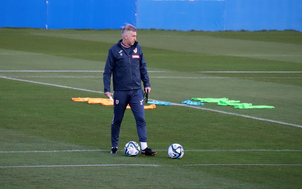 Imagini de la antrenamentul echipei naționale. Au lipsit 11 jucători, printre care toți portarii_49