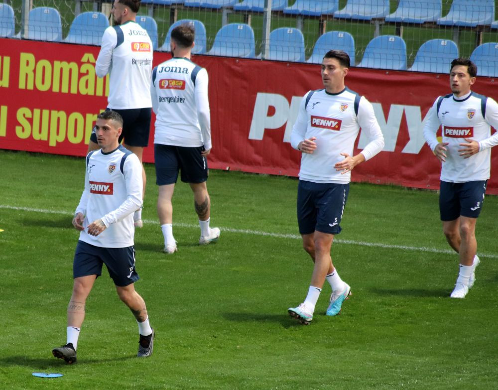 Imagini de la antrenamentul echipei naționale. Au lipsit 11 jucători, printre care toți portarii_59