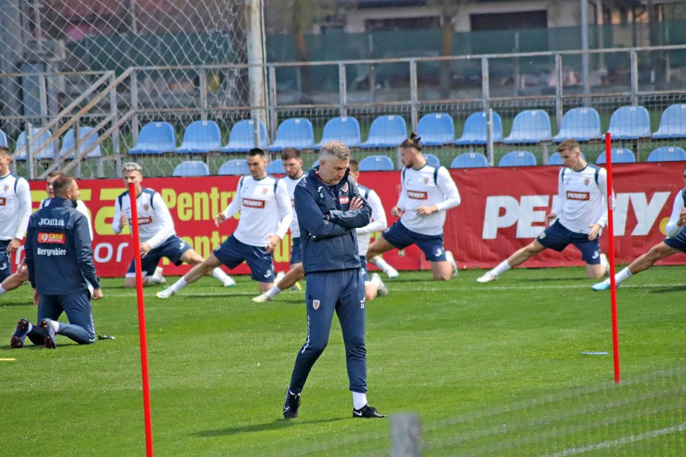 Imagini de la antrenamentul echipei naționale. Au lipsit 11 jucători, printre care toți portarii_76