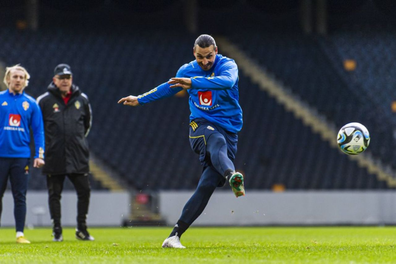 Zlatan Ibrahimovic Braveheart! Look nou pentru atacantul convocat la naționala Suediei la 41 de ani + ce recorduri va doborî_9