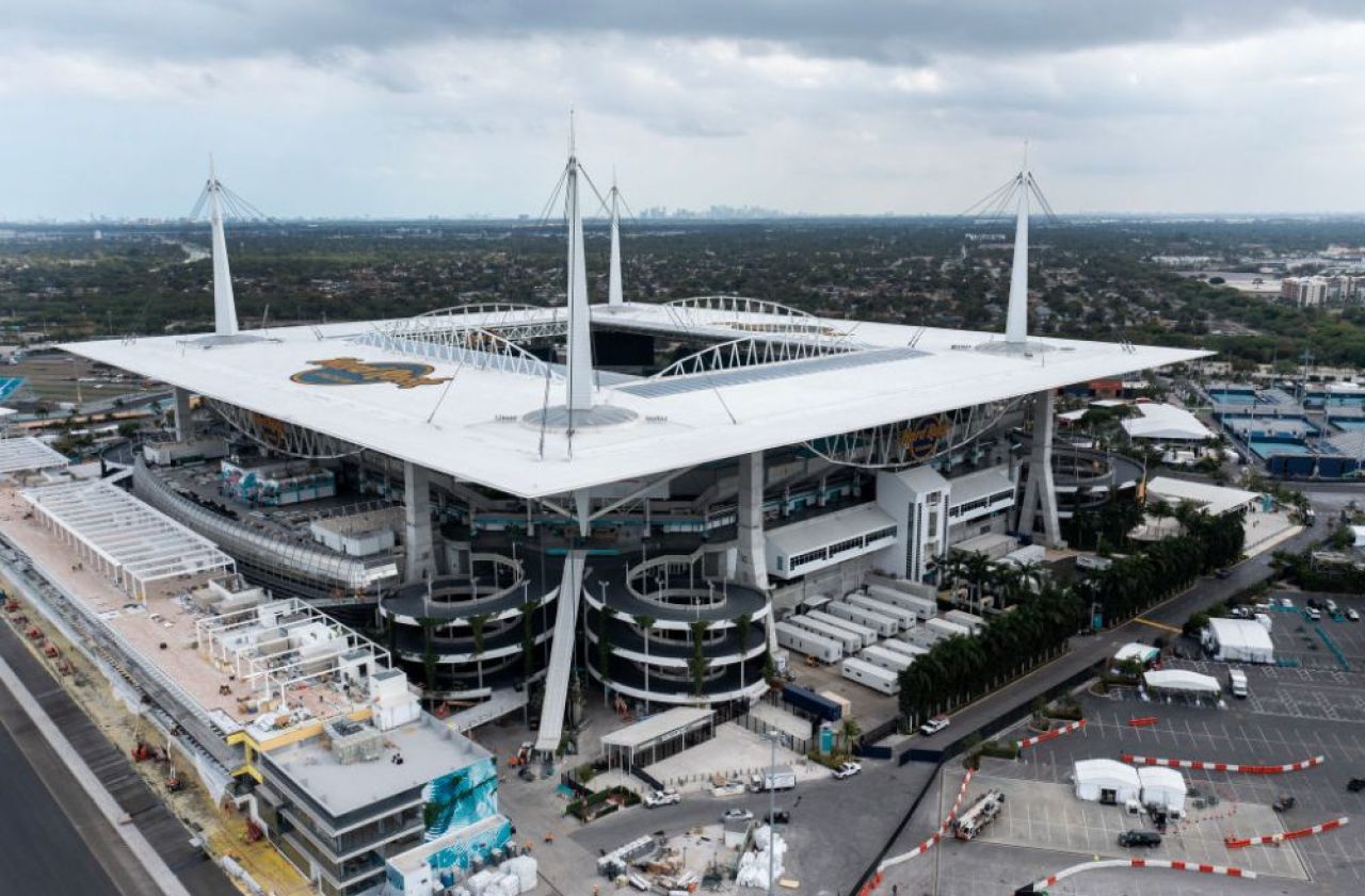 Stadion de fotbal american, transformat în arenă de tenis. Cum arată minunea logistică de la Miami _6