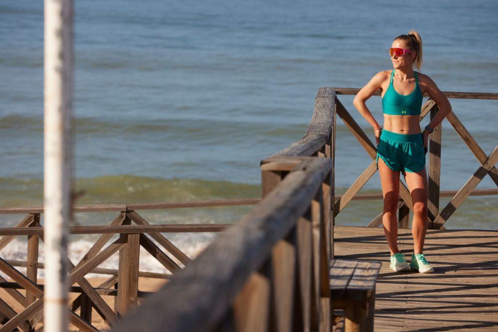 Stephen Scullion, maratonistul olimpic cu minte sclipitoare și pantofi verzi Under Armour Flow Velociti Elite.