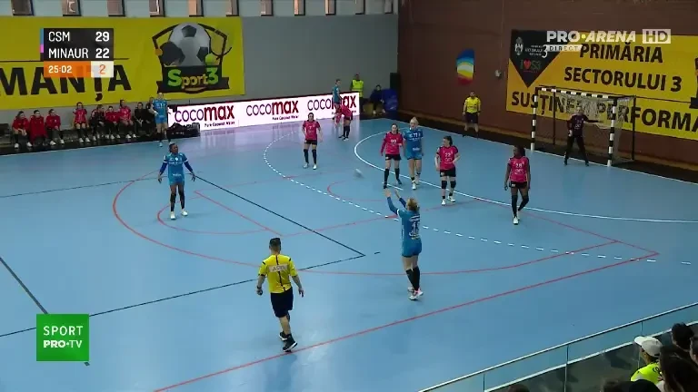 Liga Florilor: CSM București - Minaur Baia Mare 32-24! Victorie clară pentru „tigroaice”