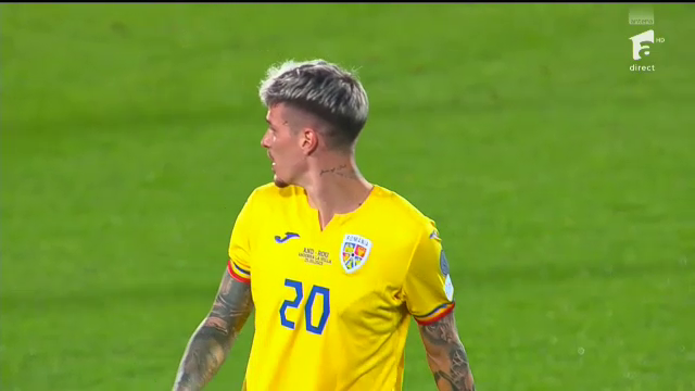 Dennis Man, 'avariat' în meciul cu Andorra! Cum arată la pauză piciorul marcatorului României _12