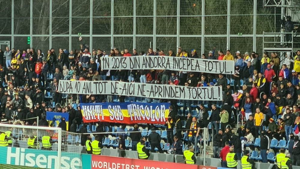 Scandări xenofobe din partea suporterilor români, la meciul cu Andorra. Cine au fost țintele fanilor din 