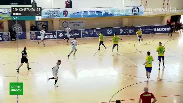 CSM Constanța - Potaissa Turda: ultimele cinci minute din a doua repriză