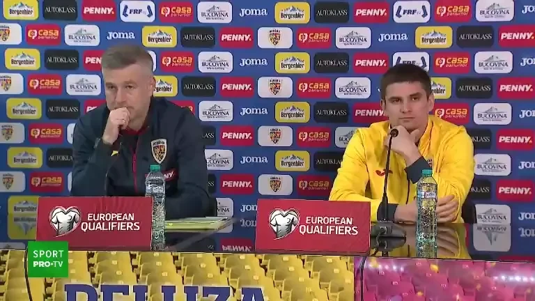 Conferință de presă Răzvan Marin și Edi Iordănescu înainte de România - Belarus (27.03.2023)