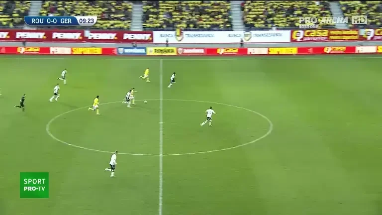 România U21 - Germania U21 | Fază superbă creată de „tricolorii” Birligea și Petrila