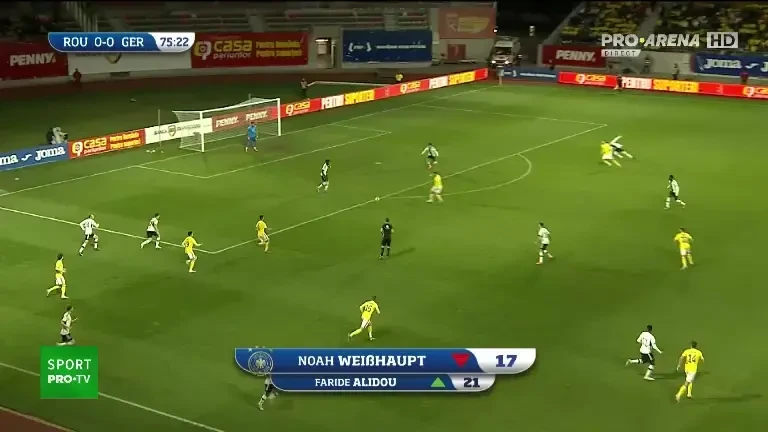 România U21 - Germania U21 | Markovic a trecut pe lângă deschiderea scorului