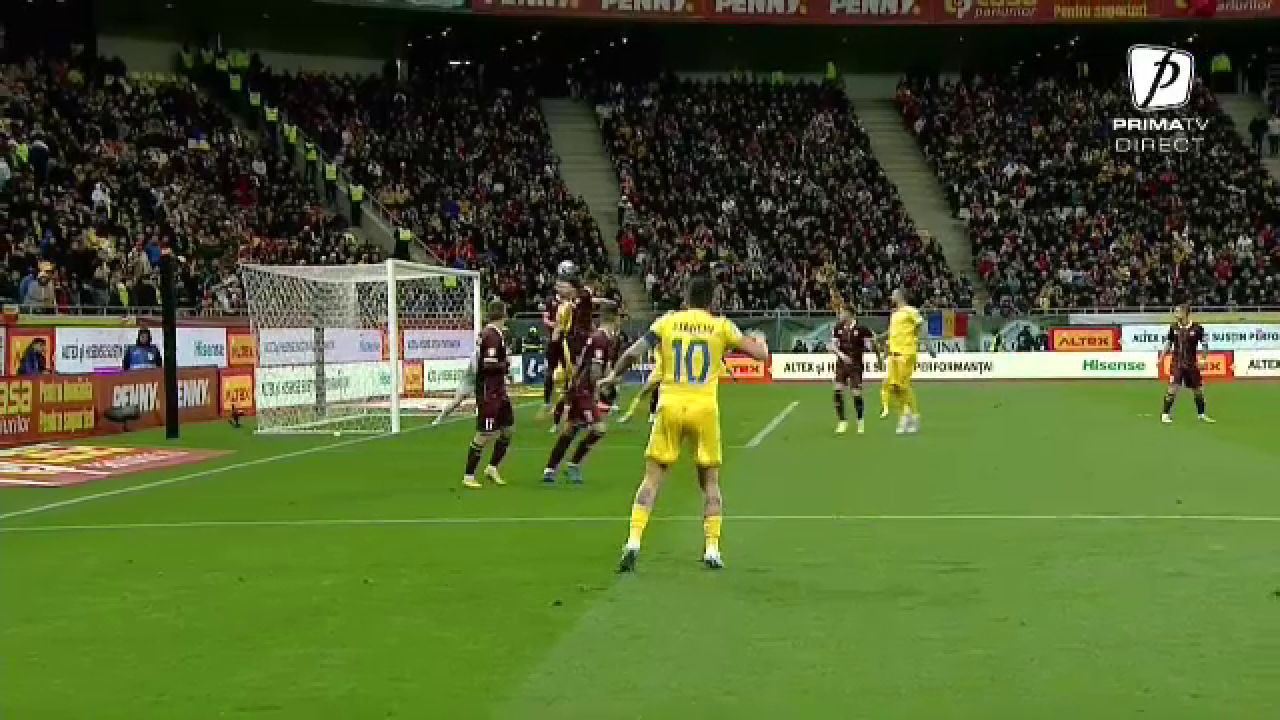 Superman Stanciu! „Tricolorul” a înscris un gol de generic în România - Belarus_25