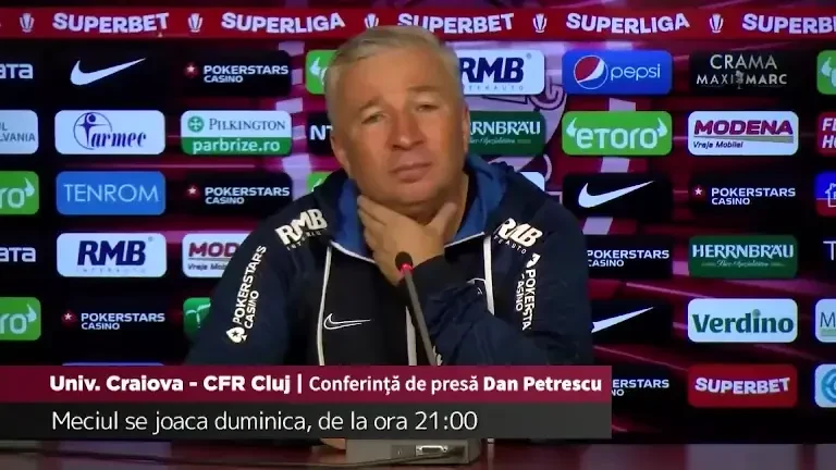 Dan Petrescu, &icirc;nainte de Universitatea Craiova - CFR (31.03.2023)