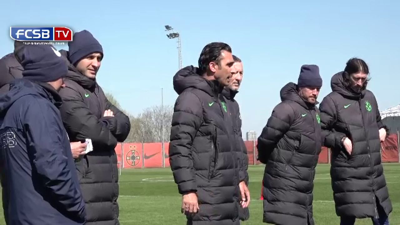 Jucătorii FCSB-ului s-au dat în spectacol la primele antrenamente cu Charalambous. Imagini savuroase cu Andrei Vlad în prim-plan_4