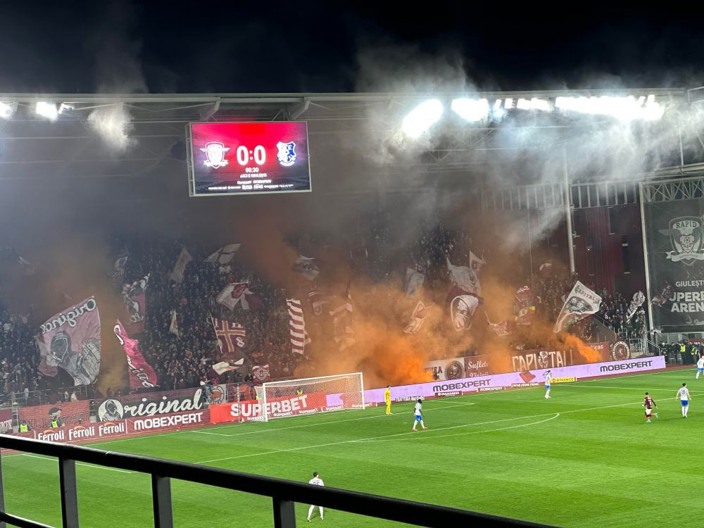 Fierbe Giuleștiul! Imagini din tribune la Rapid - Farul_8
