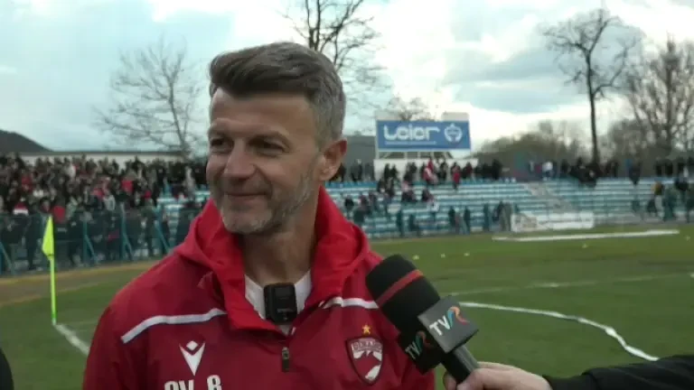 Ovidiu Burcă, după Unirea Dej - Dinamo 0-3 (02/04/2023)