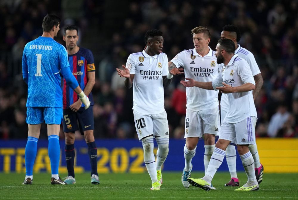 „Trebuie să gândim mai mult!” Vinicius, 'taxat' de un coechipier după atitudinea din El Clasico! Nici Ronald Araujo nu l-a menajat_15
