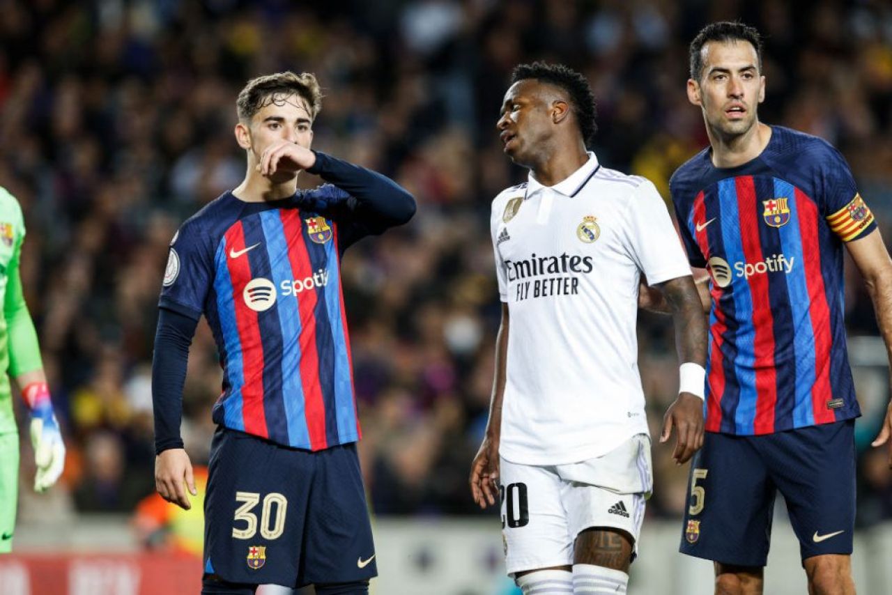 Nu s-a văzut la TV, dar camerele au surprins tot! Gestul reprobabil al lui Gavi către Vinicius Junior, în El Clasico_3