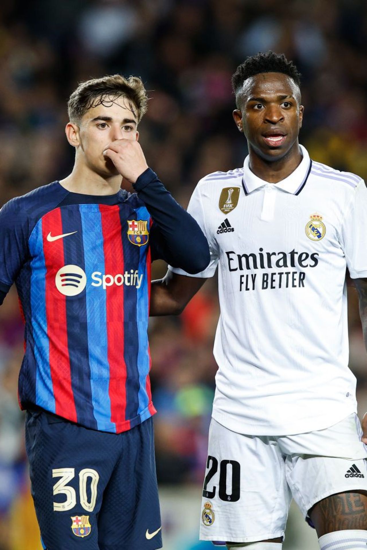 Nu s-a văzut la TV, dar camerele au surprins tot! Gestul reprobabil al lui Gavi către Vinicius Junior, în El Clasico_4