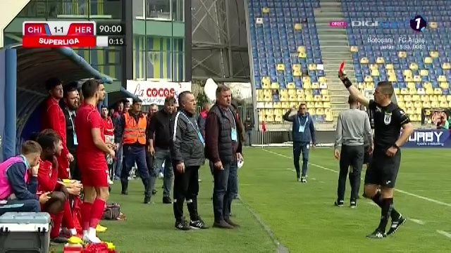 Conflict la Chindia - Hermannstadt: Gabi Iancu, eliminat după ce a ieșit de pe teren_3