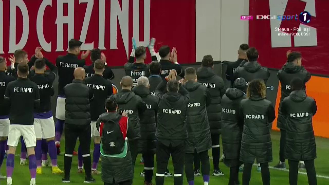 Motivul pentru care Sepsi - Rapid a fost întârziat cu cinci minute. Ce au făcut jucătorii lui Mutu_4