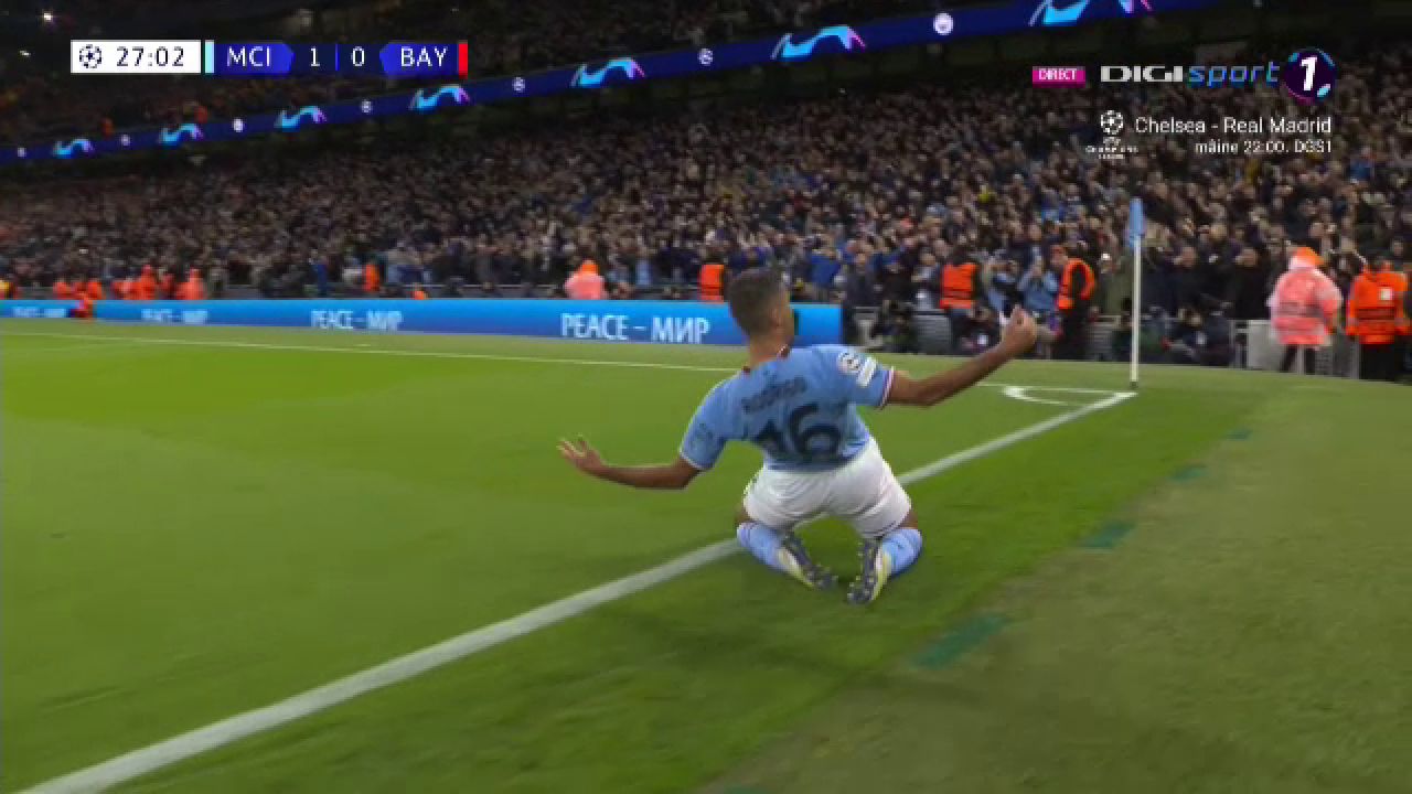 Rodri a înscris o bijuterie în City - Bayern și a fost prima sa reușită în UCL!_1