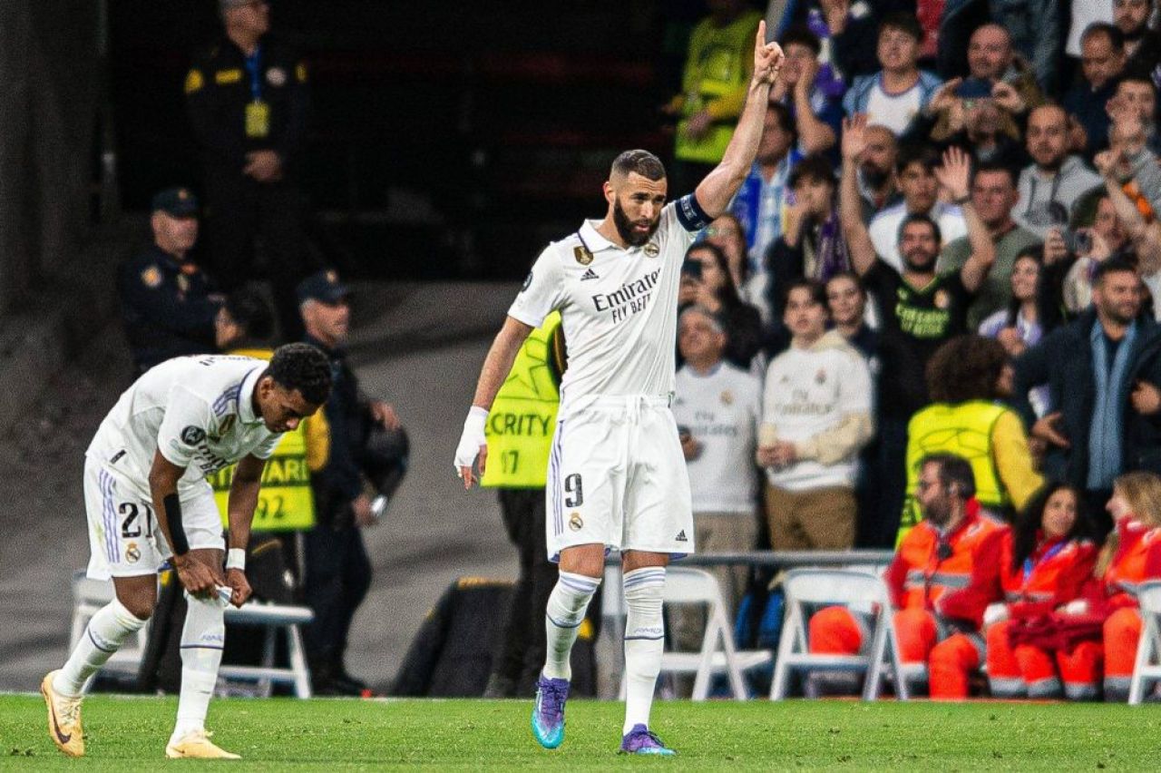 King Karim. Benzema, din nou letal în fața echipelor din Anglia. La ce