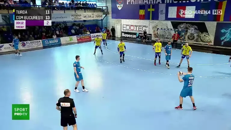 Potaissa Turda - CSM București | Începutul reprizei a doua