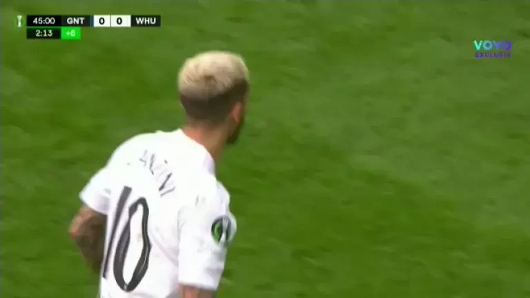 Gent - West Ham | Minutul 45+2: GOL West Ham!