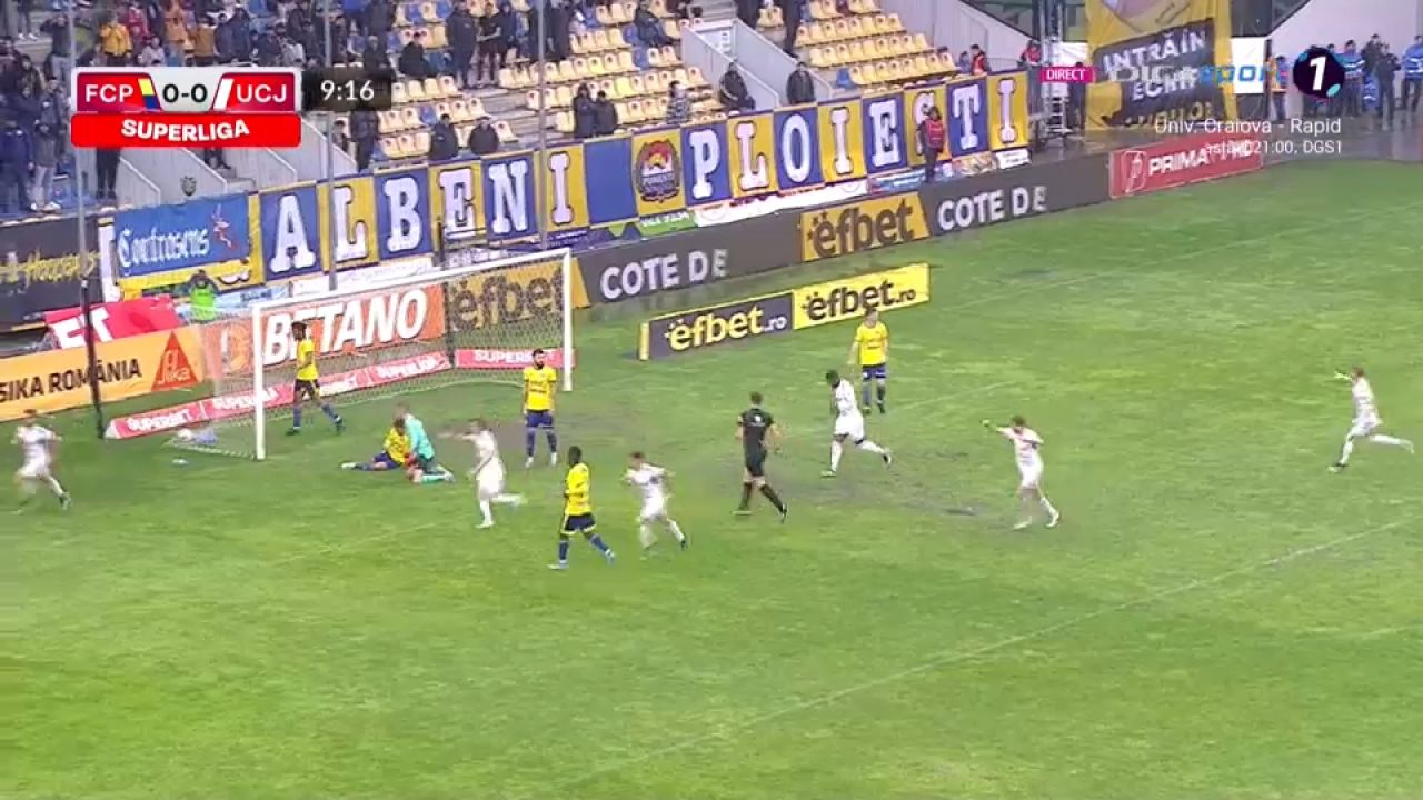 Petrolul Ploiești - Universitatea Cluj 0-2. Gazdele ratează șansa de a urca pe primul loc în play-out_3